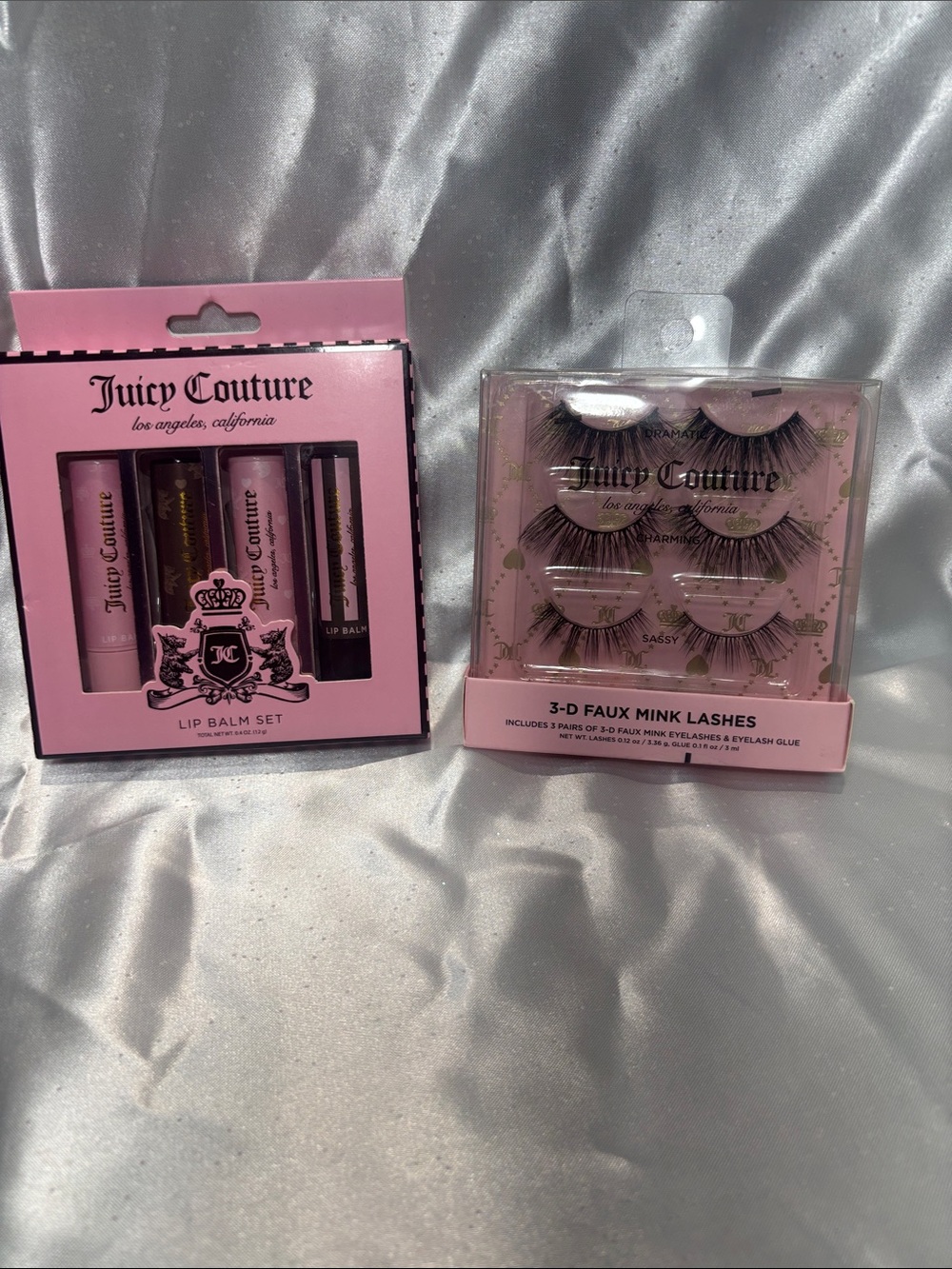Juicy Couture Pink Lip Balm Set & 3-D Faux Mink Lashes Duo